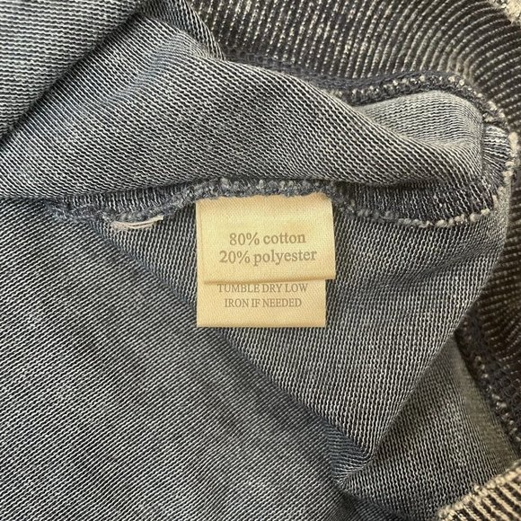 Dylan Sweatshirt Womens Small Blue Tie Back Pullover Sweater Boho 90s Y2K - Picture 3 of 8